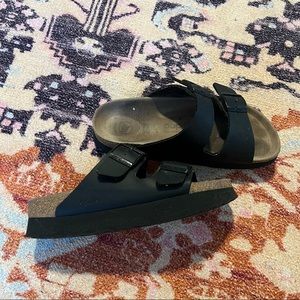 Birkenstock Arizona platforms